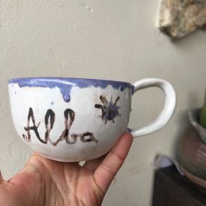 Taza de gres personalizada (nombre)